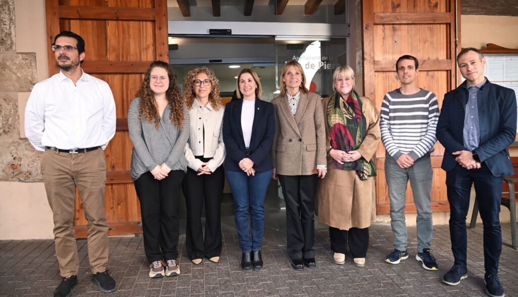 La presidenta de la Diputació de Barcelona visita Piera