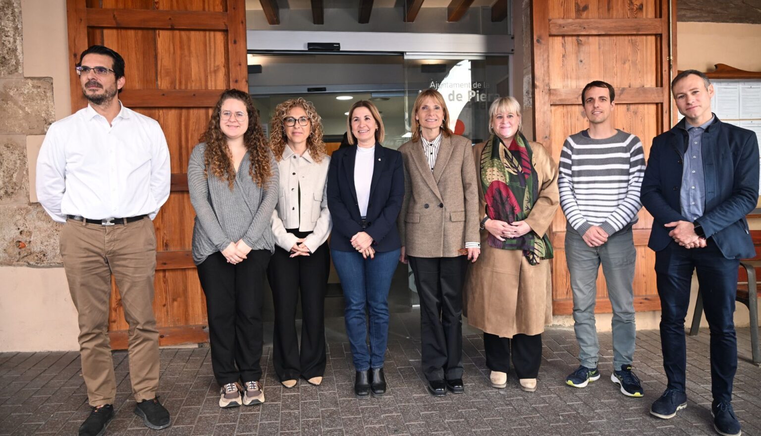 La presidenta de la Diputació de Barcelona visita Piera