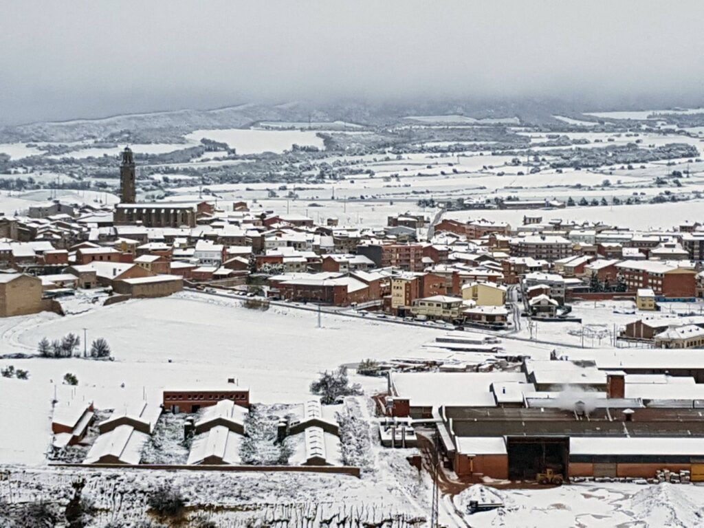 La nevada primaveral visita tota l’Anoia