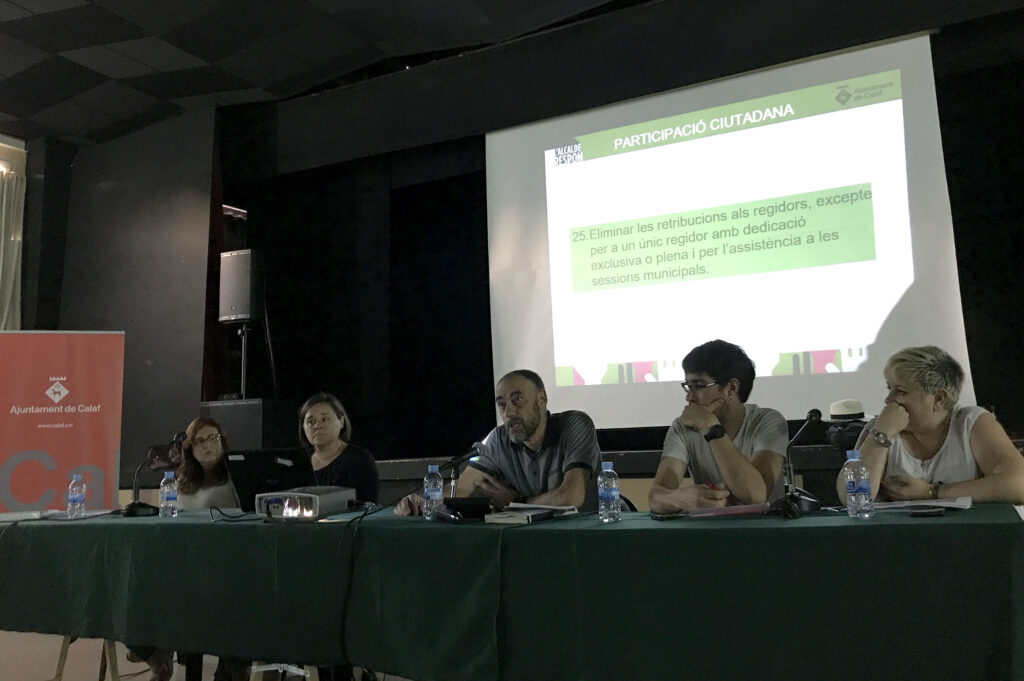 El govern de Calaf assegura haver complert la meitat dels compromisos electorals