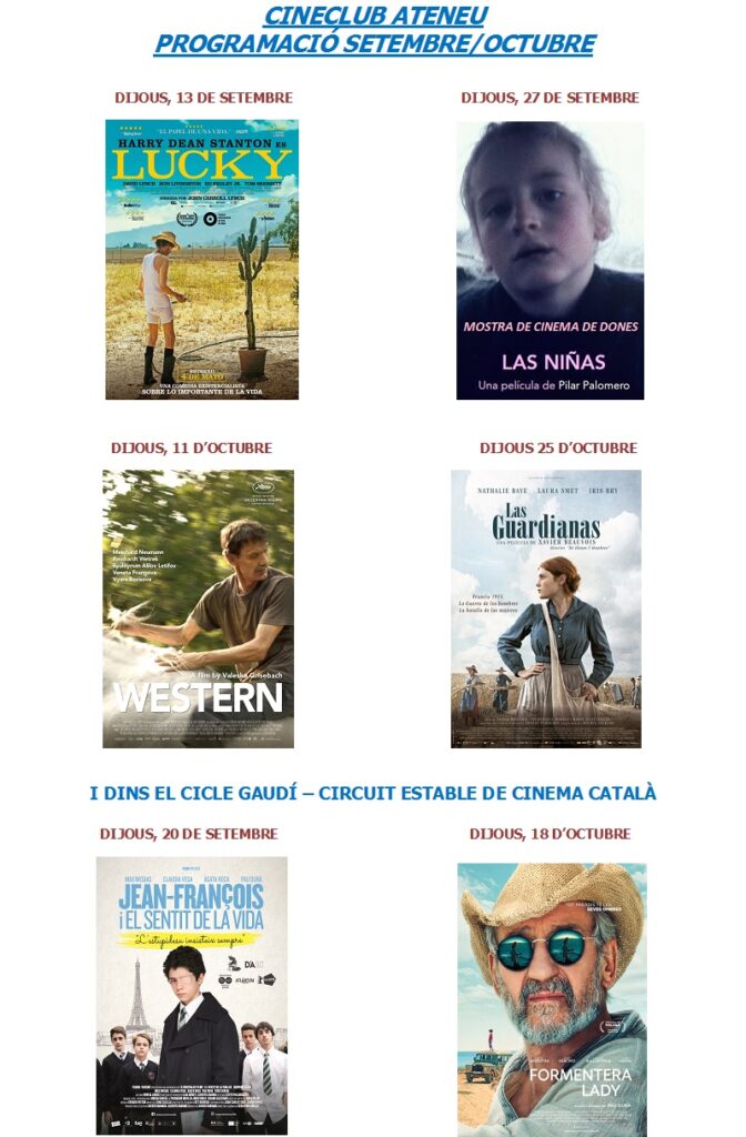 ‘Lucky’ obrirà la temporada del Cineclub Ateneu