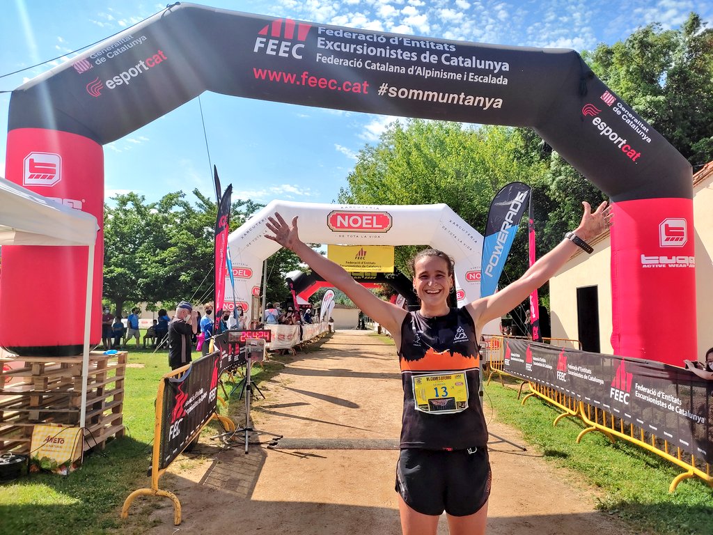 Georgina Gabarró (UEC Anoia), guanyadora de la «Cames de Ferro»