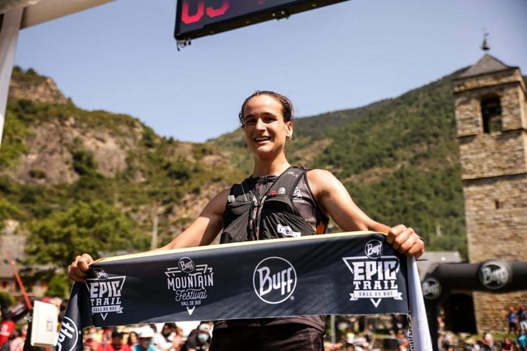 Georgina Gabarró (UEC ANOIA), guanyadora de la Buff Epic Trail