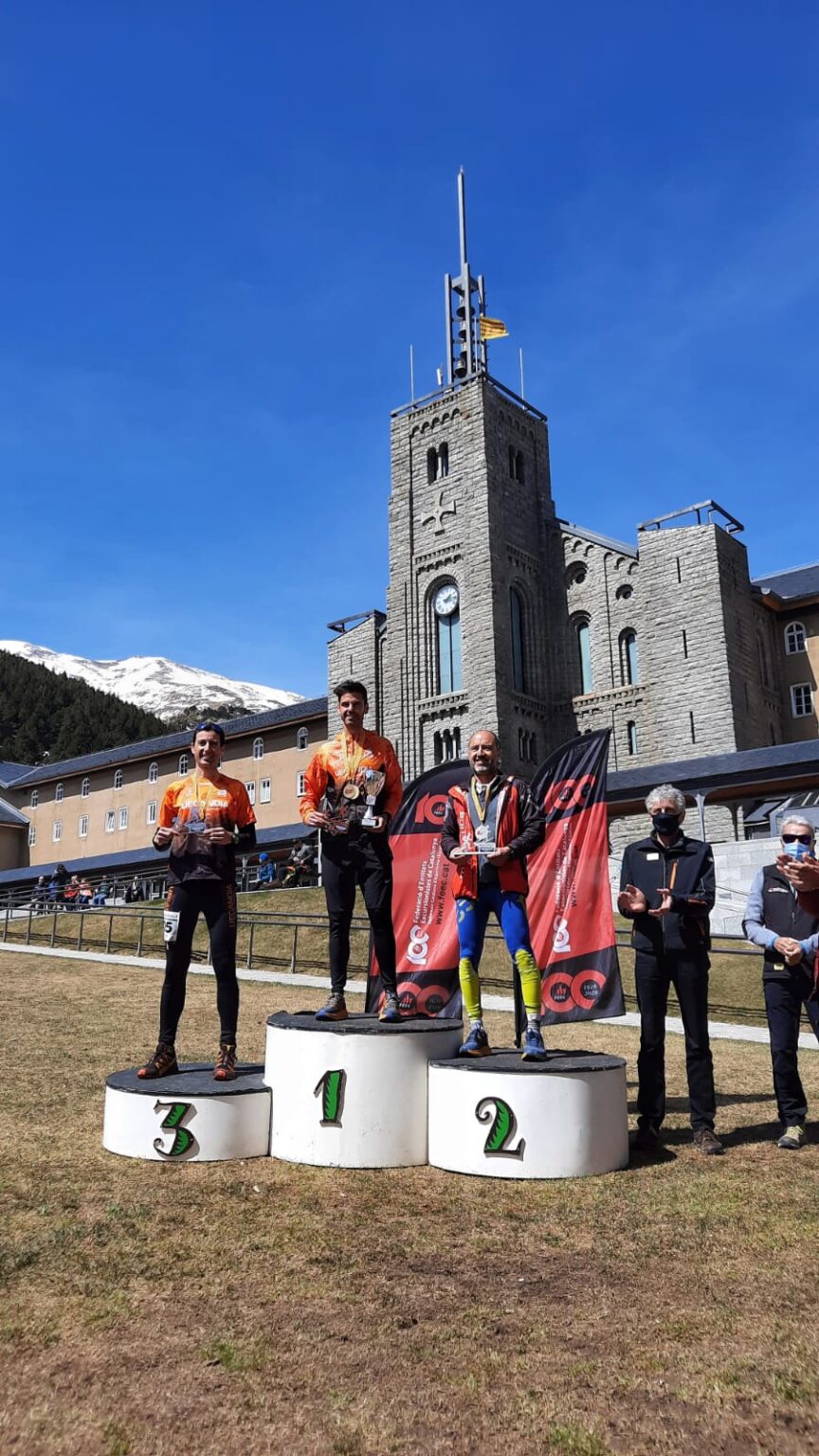Marc Toda (UECAnoia), campió de Catalunya de raquetes de neu