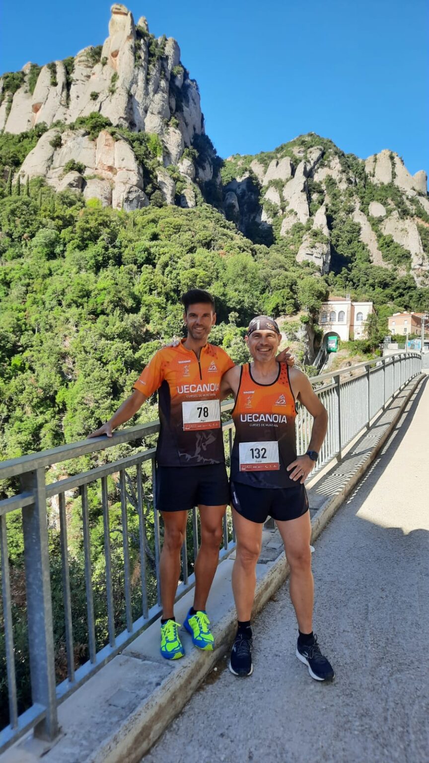 Marc Toda (UECANOIA), segon classificat a la Vertical Montserrat