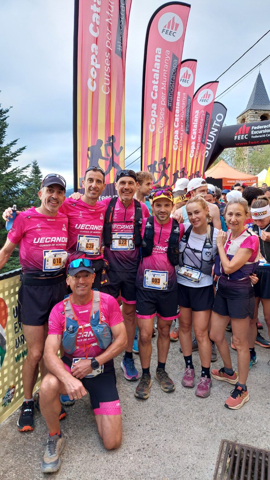 7 podis per la UECANOIA a La Copa Catalana de Curses per Muntanya