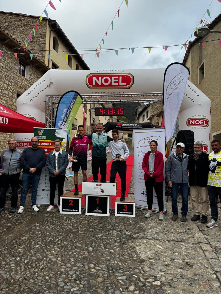 Lluc Torné i Oriol Marín (UECANOIA), primer i segon a la Trepitja Garrotxa
