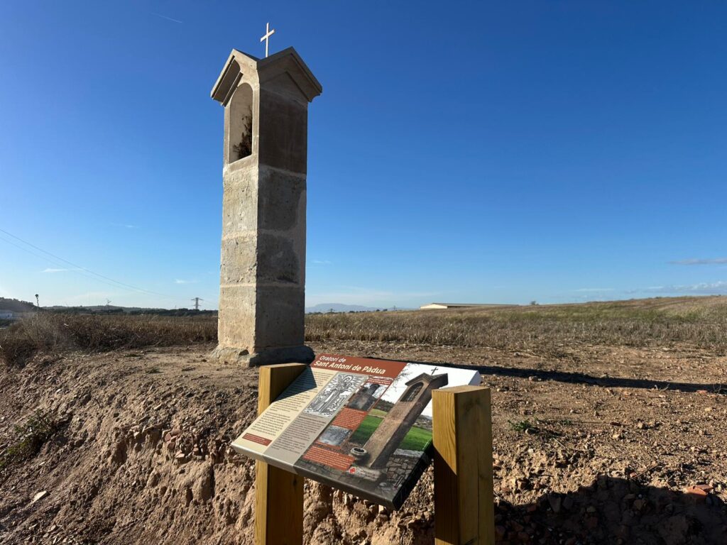 Calonge de Segarra recupera la capella caminera de Sant Antoni