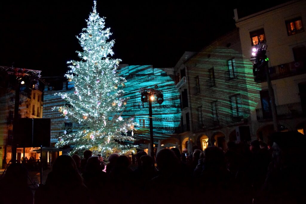 Igualada engega la campanya de Nadal amb l’encesa de llums i l’obertura de la pista de gel