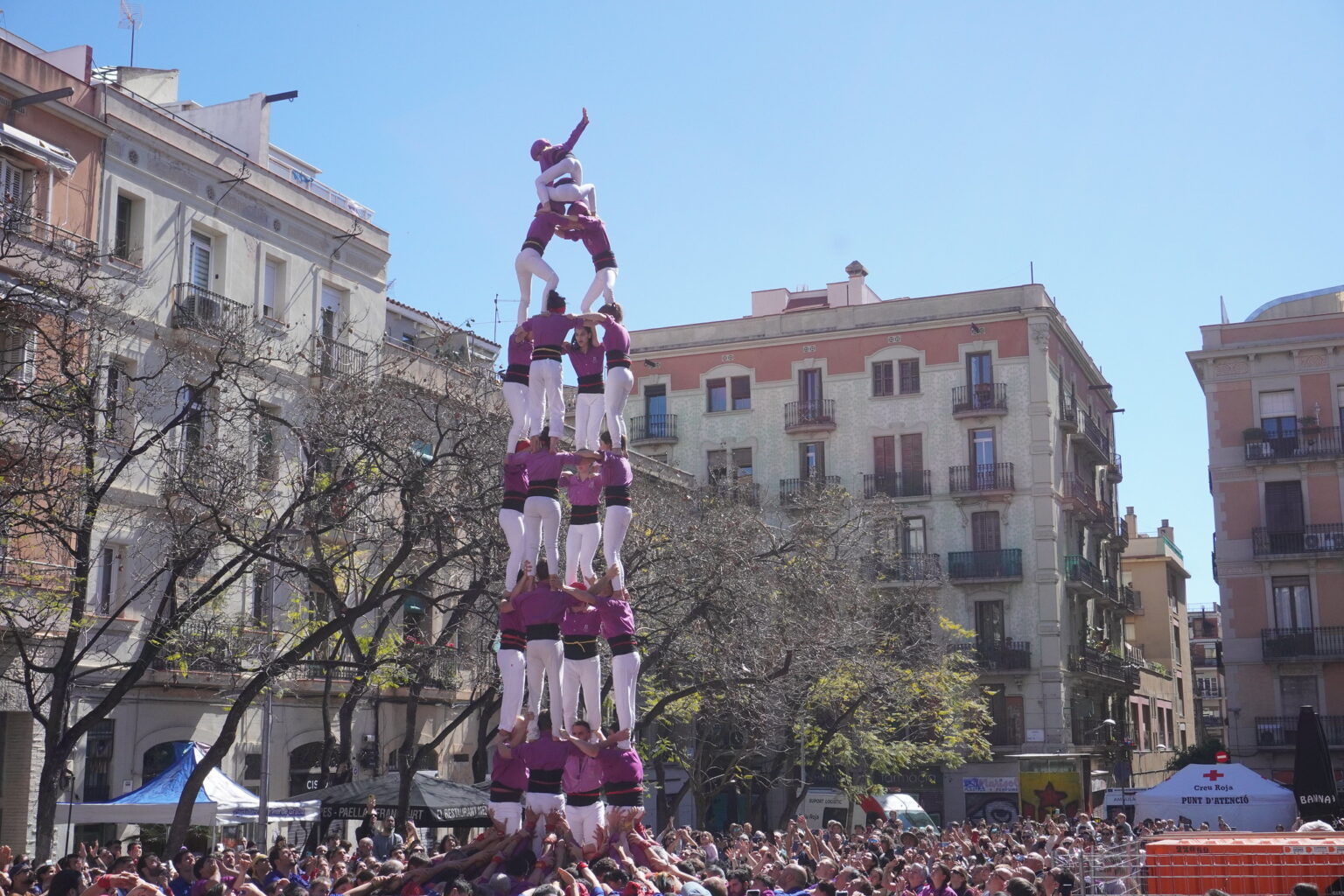 Els Moixiganguers d’Igualada porten el 4 de 8 a Barcelona