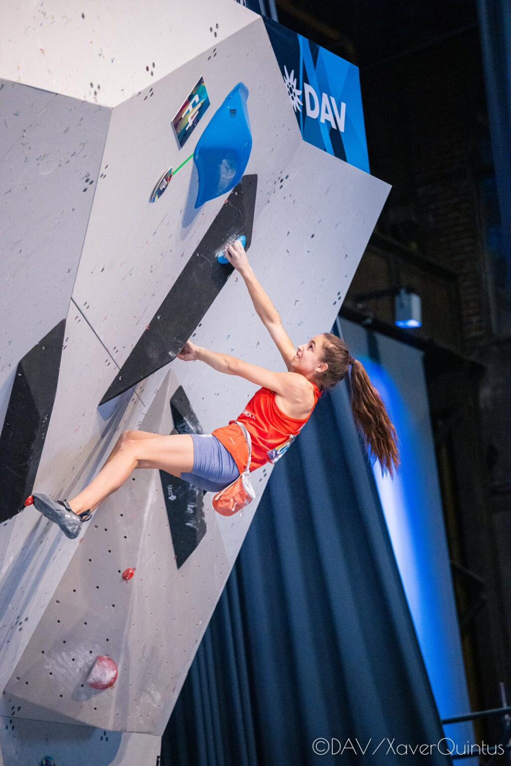 L’anoienca Geila Macià, campiona d’Europa d’escalada en bloc
