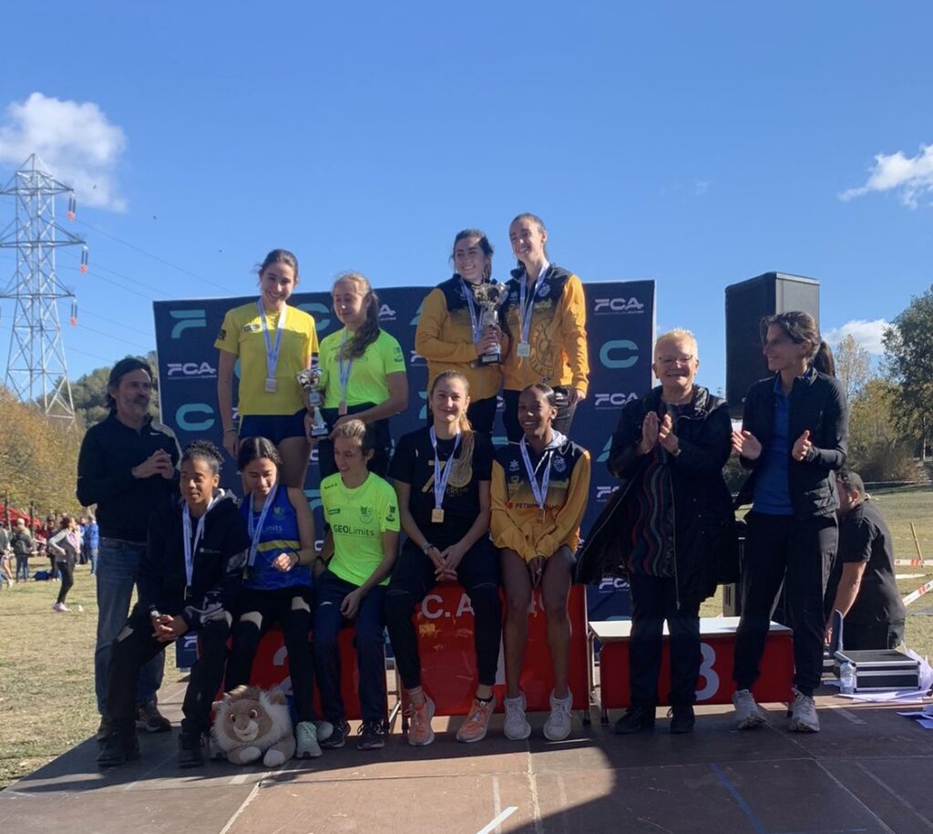Les Sub-20 fem. del CAI Petromiralles, Campiones de Catalunya de Cros