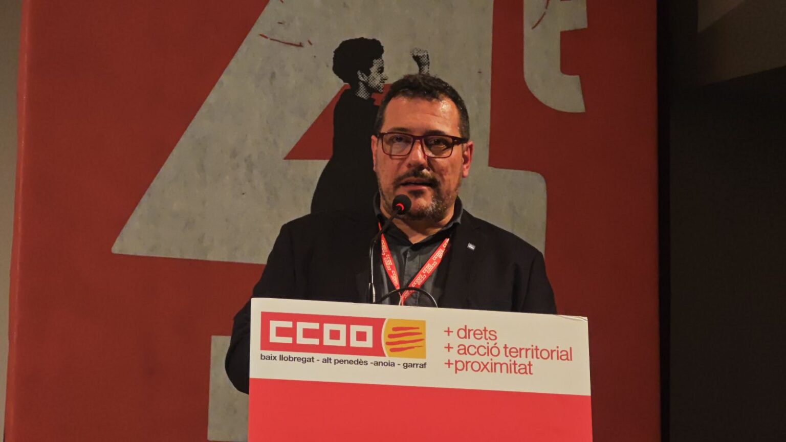 Albert Rodríguez Mihí, nou secretari general de CCOO Baix Llobregat, Alt Penedès, Anoia i Garraf