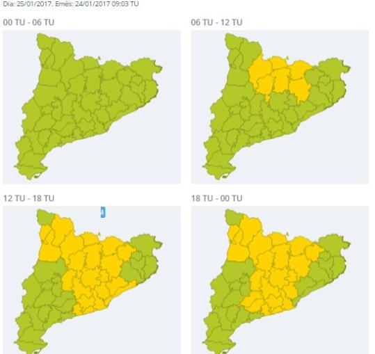 Avis Meteo 24 gener