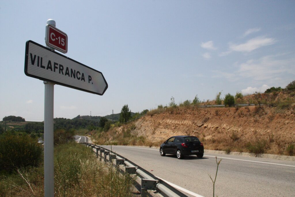 Un veí d’Òdena mor en un accident a la C-15