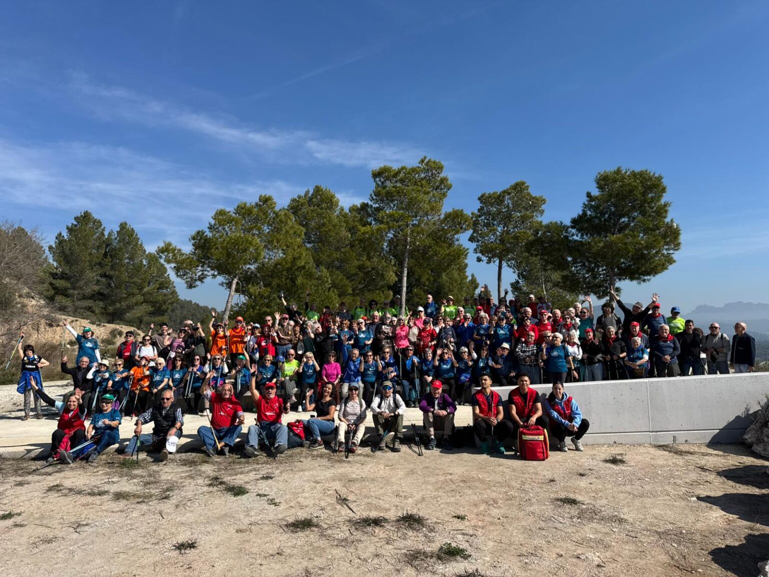 Igualada acull una caminada saludable per a la gent gran amb la participació de quatre municipis