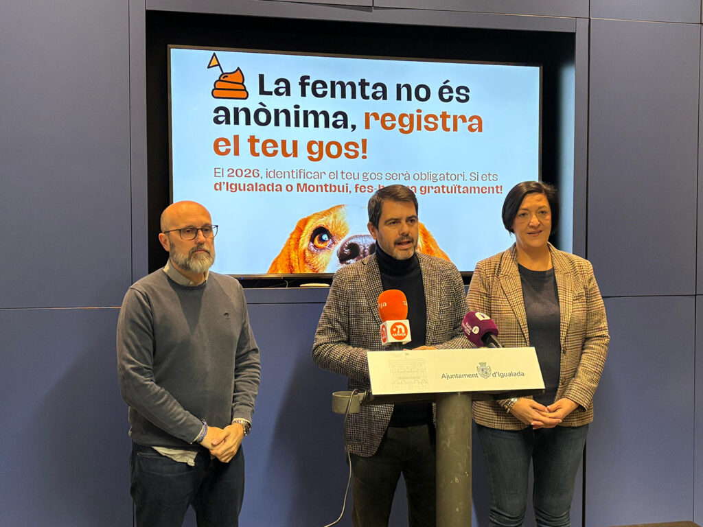La Mancomunitat impulsa una campanya per registrar l’ADN dels gossos a Igualada i Montbui