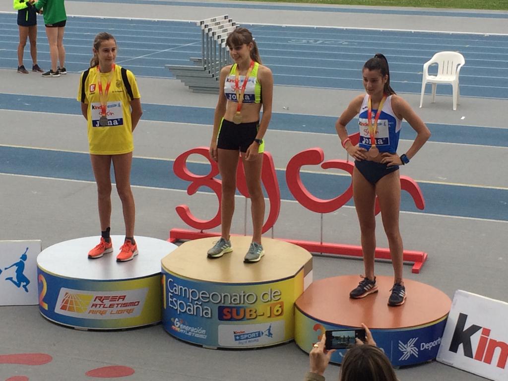 Carla Bisbal (CAI Petromiralles/Jocnet), sots campiona d’Espanya Sub-16 en 1.000 metres llisos