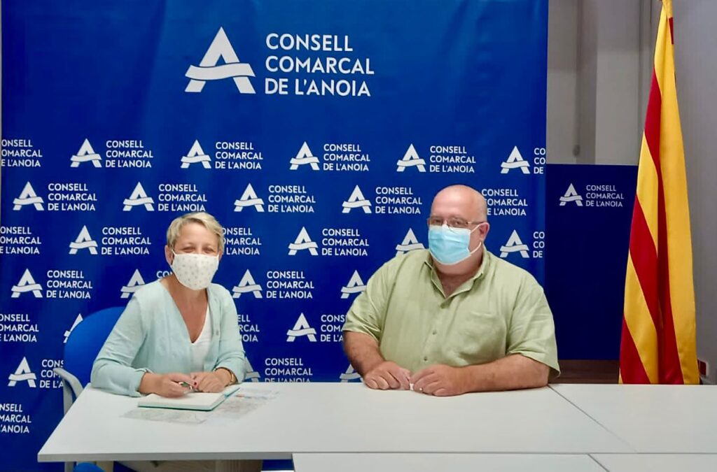 La nova delegada del Govern a la Catalunya Central visita el Consell Comarcal de l’Anoia