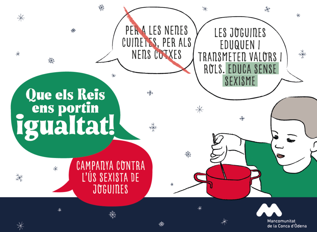 Campanya a la Conca d’Òdena perquè els Reis portin joguines no sexistes