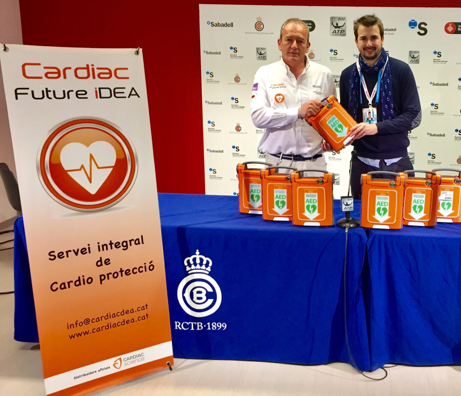 Una empresa igualadina cardioprotegeix el Trofeu Comte de Godó