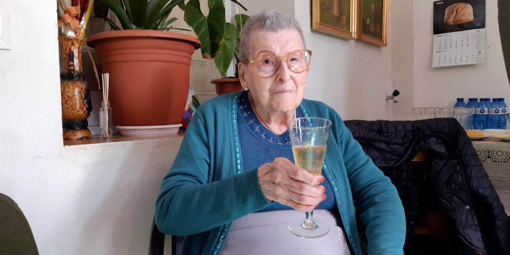 Adéu a Conxita Casellas, l’àvia centenària més gran de Vilanova del Camí
