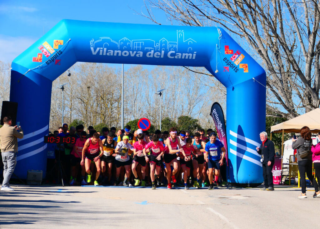 Javi Paniello i Airina Guillen, els més ràpids dels 10 km en la 29a Cursa Popular de Vilanova del Camí