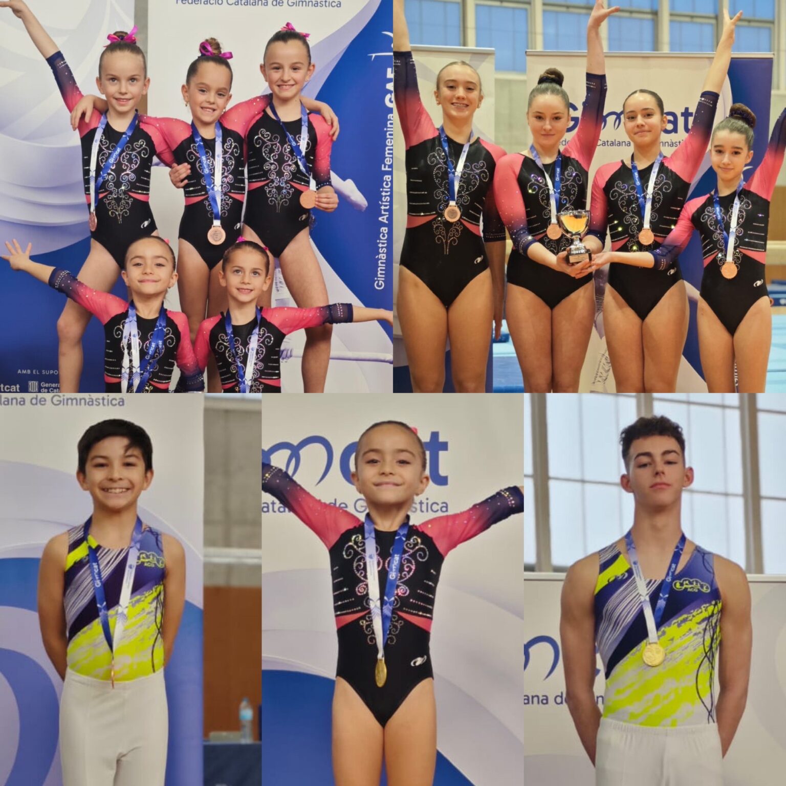 Medalles i trofeus per l’Anoia CG en la 1ª fase de la Copa Catalana