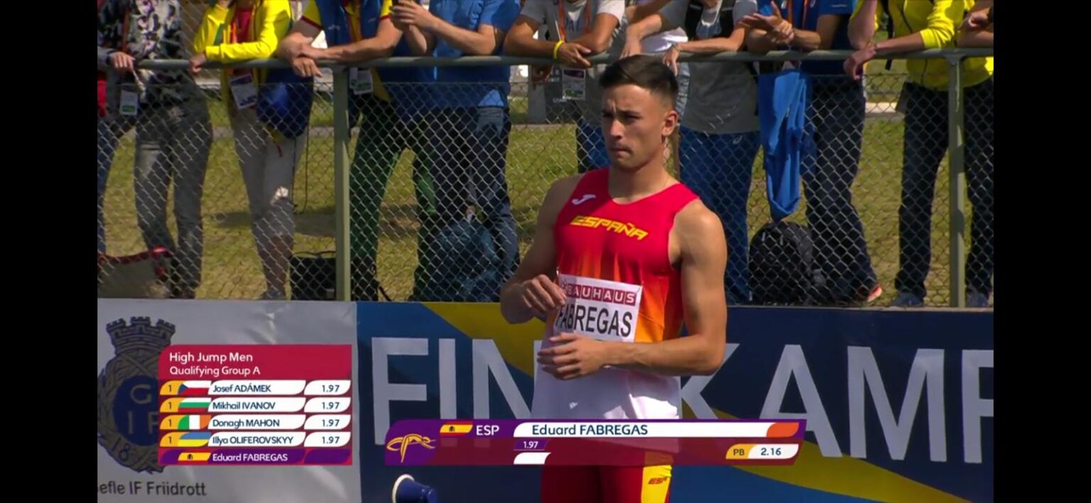 Eduard Fàbregas, quart en Salt d’Alçada al Campionat d’Espanya