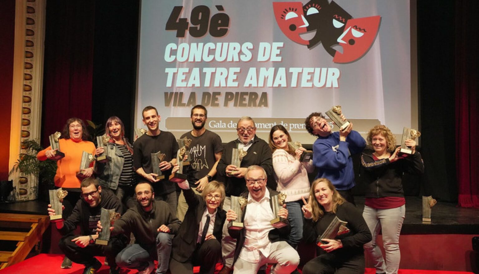 El 49è Concurs de Teatre Amateur de Piera tanca una edició històrica amb el lliurament de premis
