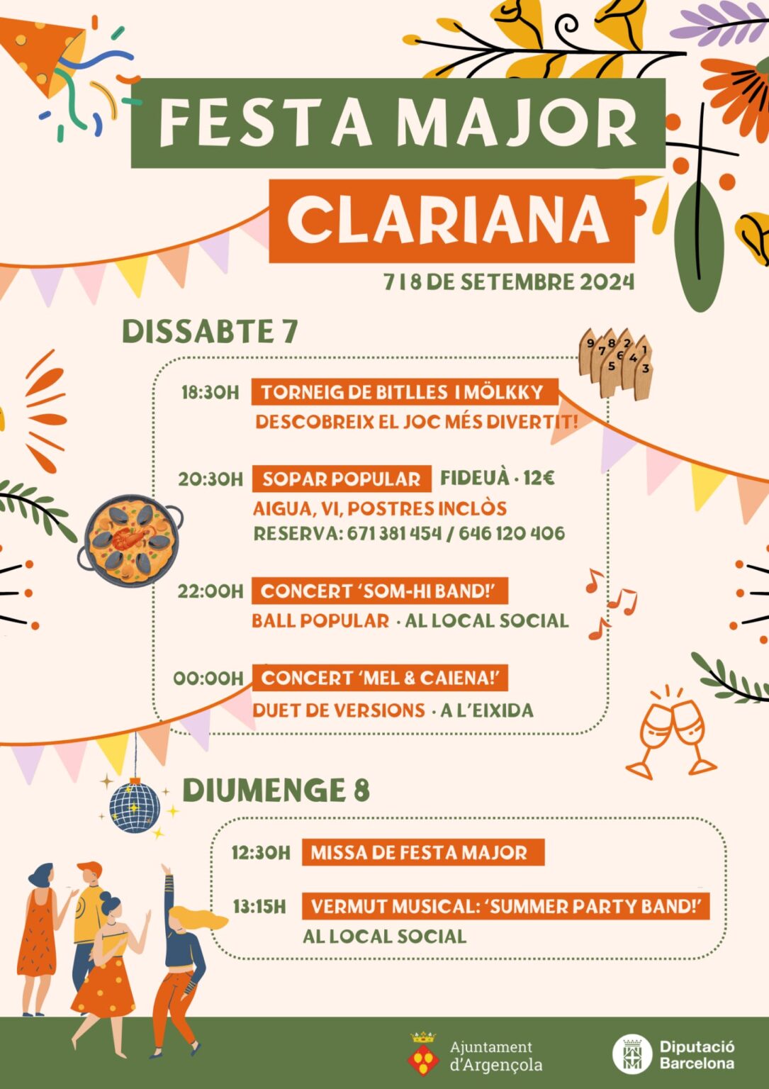 Arriba la Festa Major de Clariana