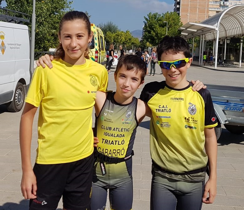 Carla Bisbal i Oriol Alonso (CAI Triatló), sots-campions de Catalunya en les seves categories