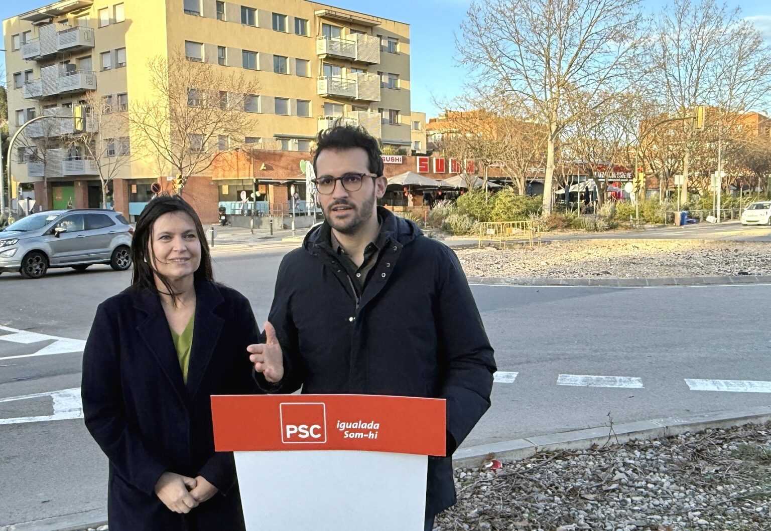 Igualada Som-hi acusa Junts d’haver «deixat a mitges» les obres de les rotondes de Les Comes