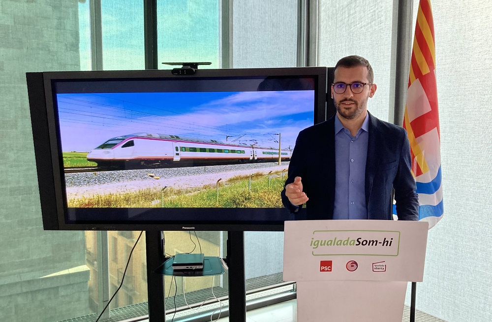 Jordi Cuadras vol ser «l’alcalde que porti el tren gran a Igualada”