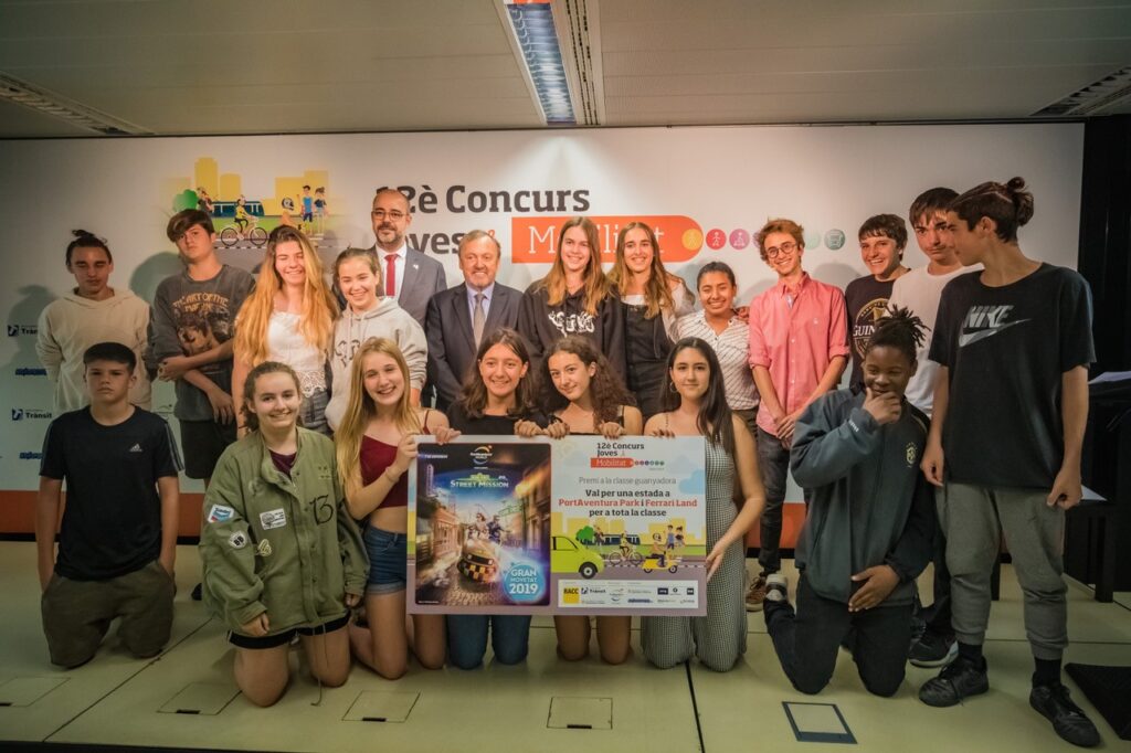 Alumnes de l’Institut Joan Mercader d’Igualada, entre els guanyadors del concurs Joves i Mobilitat