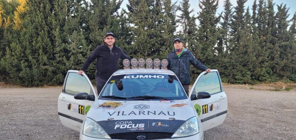 Miquel Pons i Carles Planell guanyadors del campionat d’Aragó de ral.lis de terra