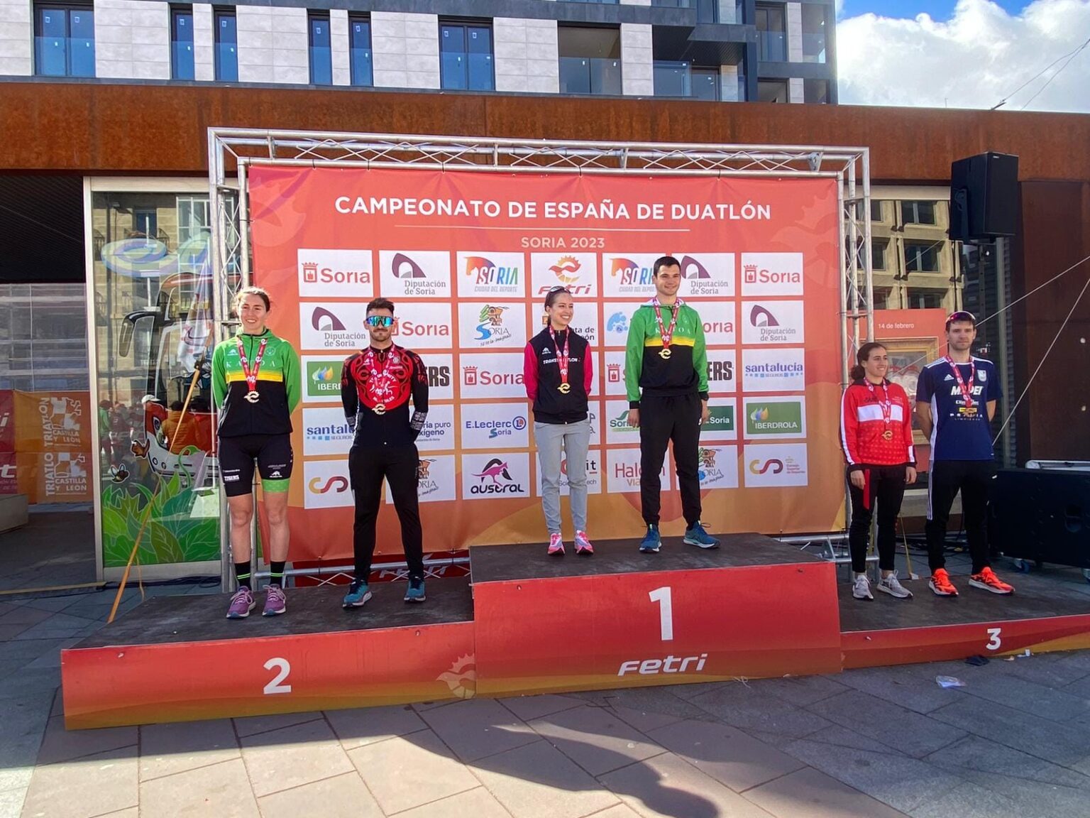 Albert Solé i Cristina Bru, Campió i Subcampiona d’Espanya de Duatló a les respectives categories