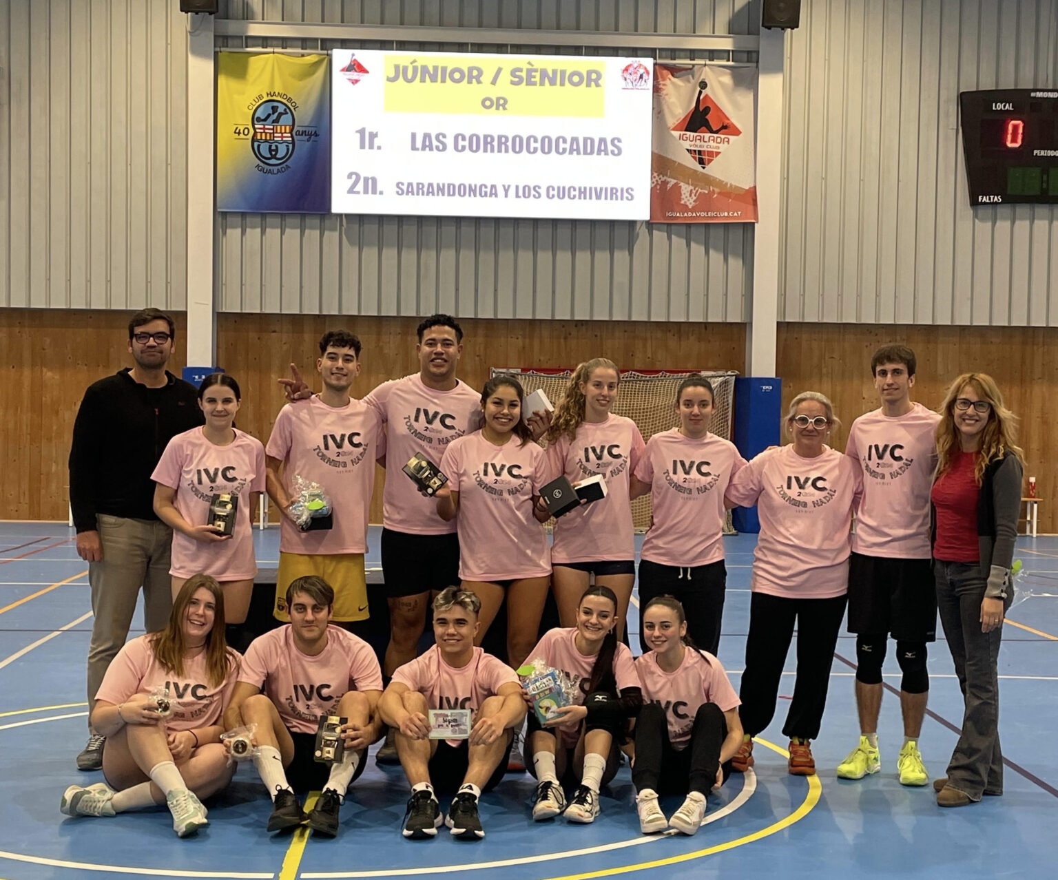 Celebrat el 2n Torneig de Nadal 4×4 Mixt d’Igualada