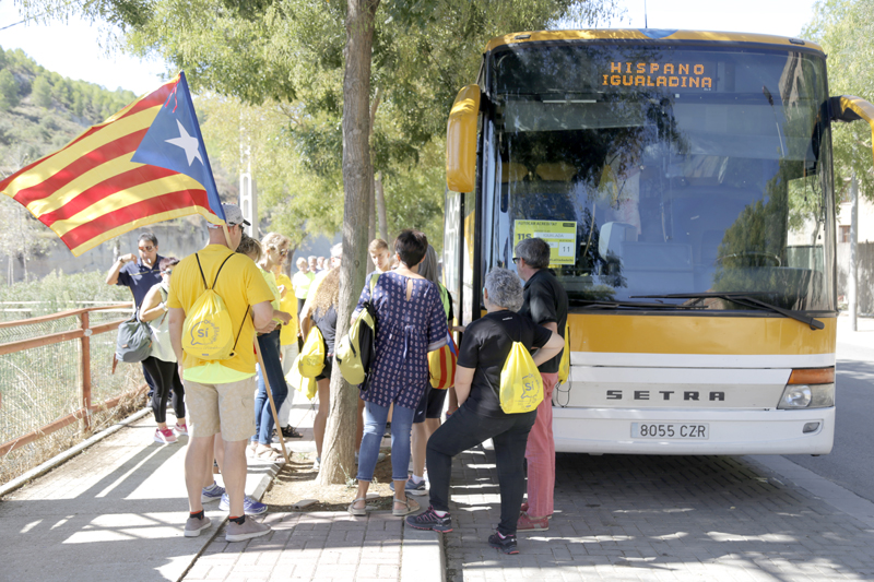 Més de 2.000 anoiencs a ‘La Diada del Sí’