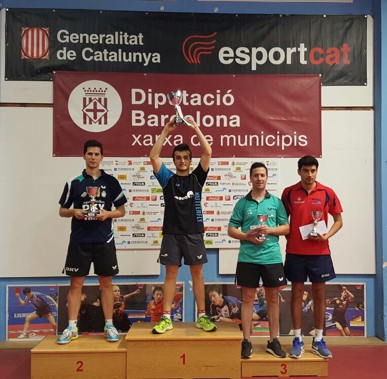 L’igualadí Joan Masip, campió de Catalunya de tennis taula