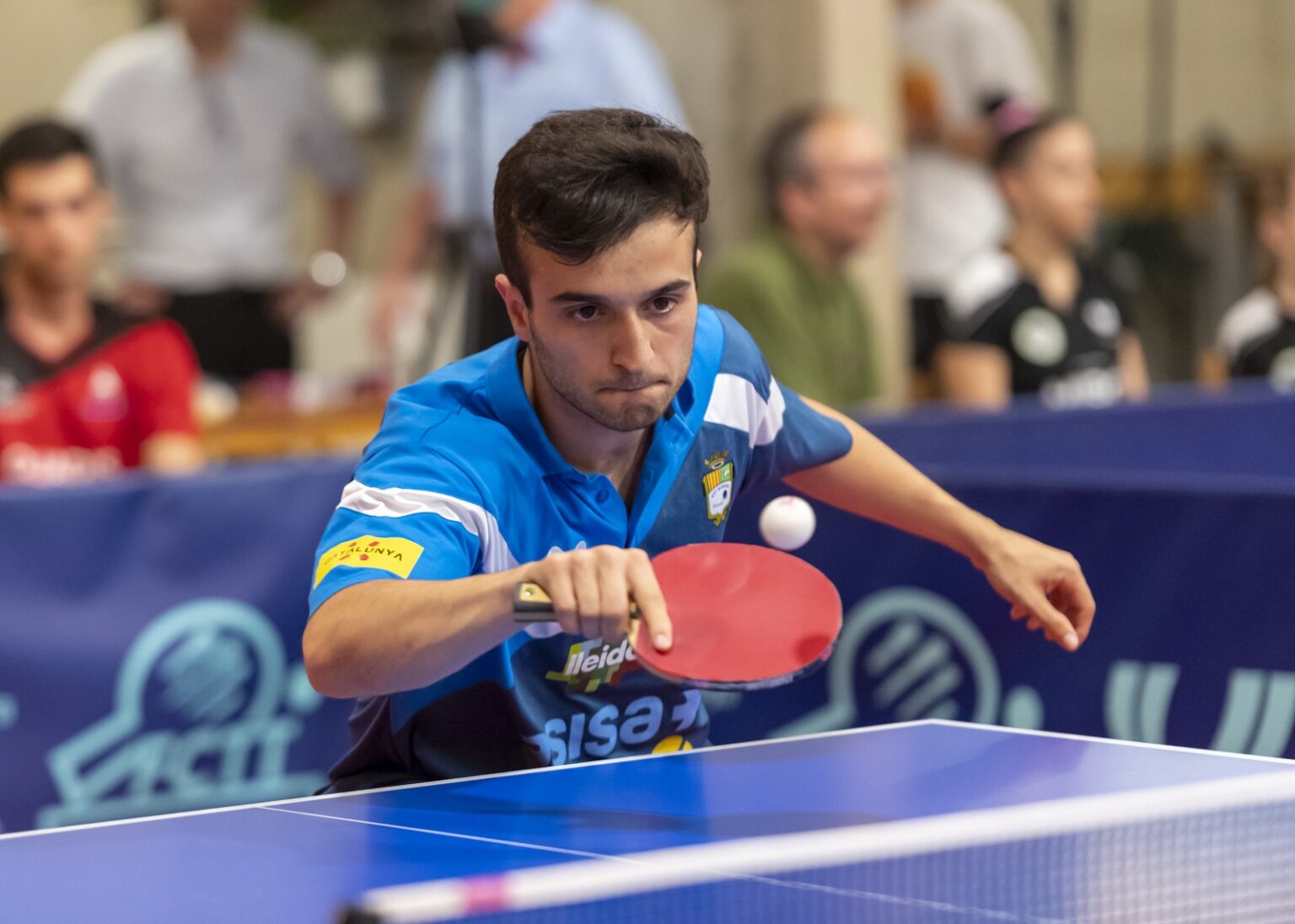 Triplet de l’igualadí Joan Masip al Campionat de Catalunya de tennis taula