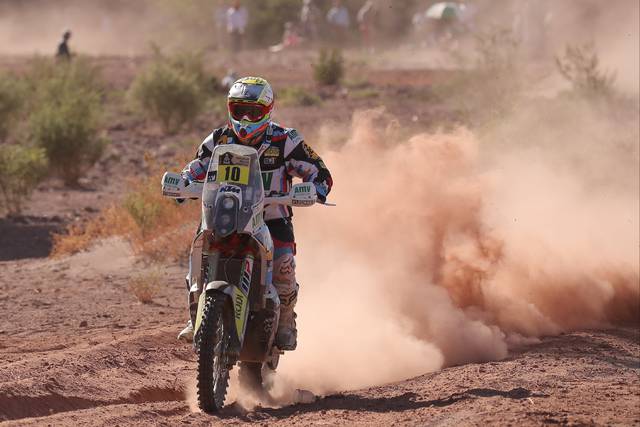 Armand Monleón diu adéu al Dakar després d’un accident