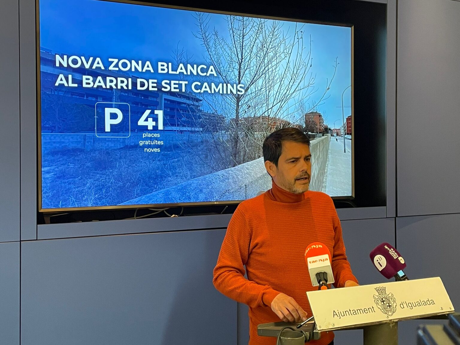 El barri de Set Camins d’Igualada sumarà 41 places d’aparcament gratuït