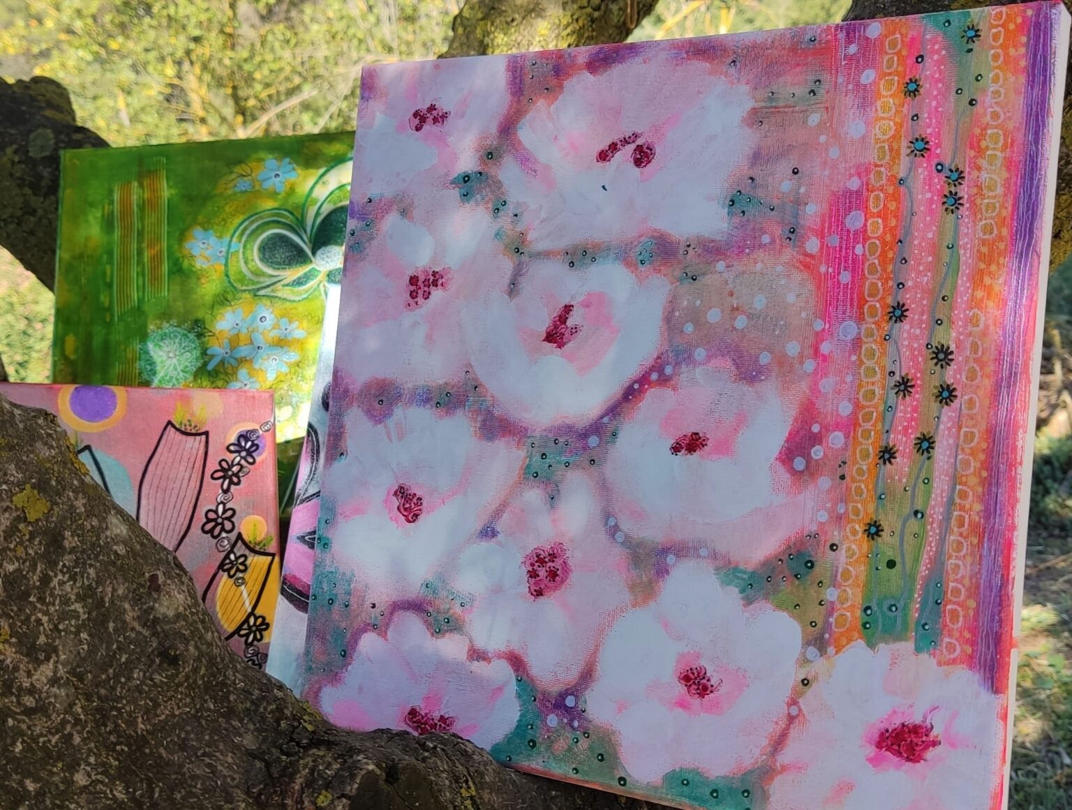 «Natura plaent», pintures d’Anna Carretero a l’Ateneu Igualadí