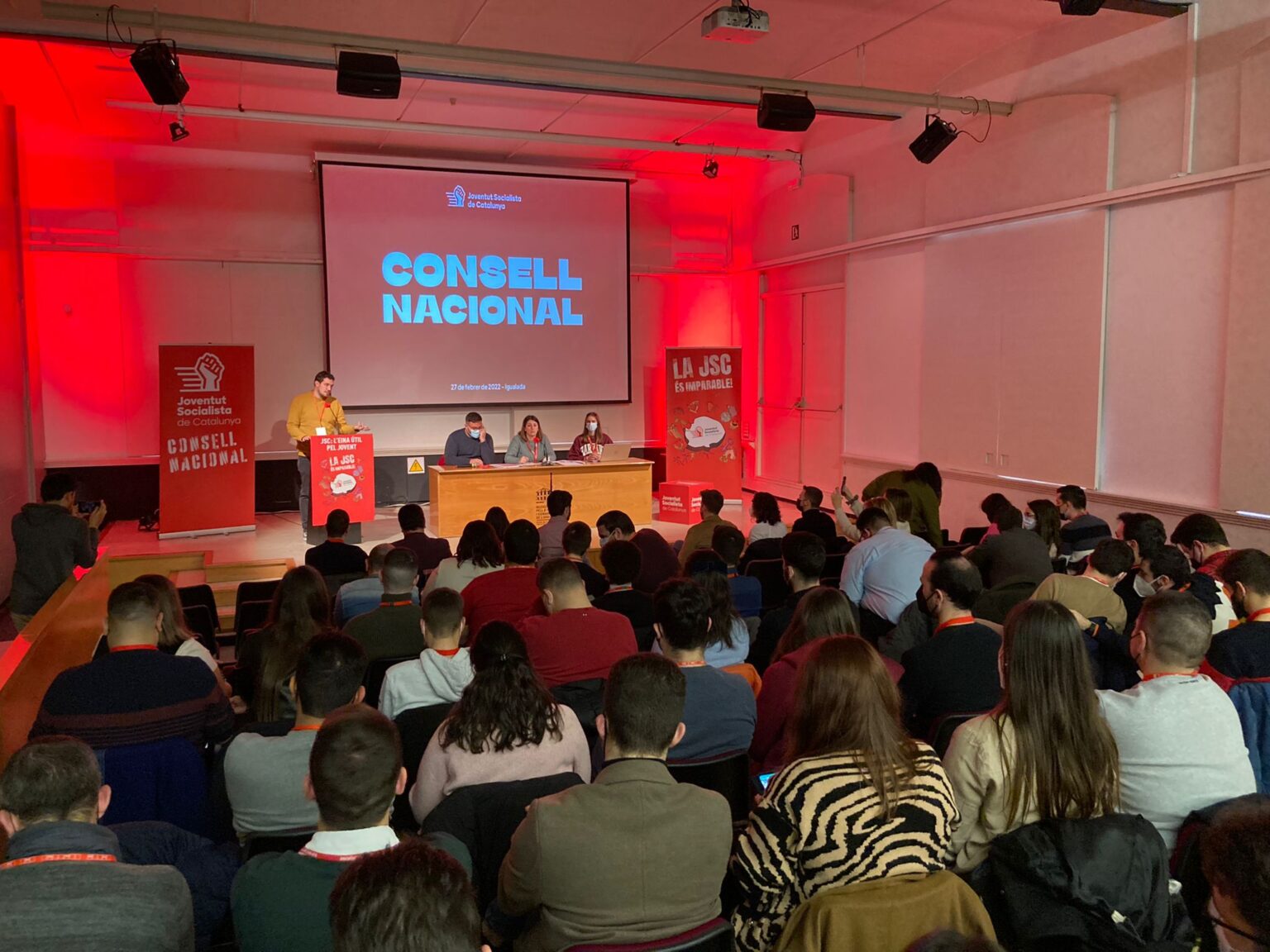 El congrés de la Joventut Socialista de Catalunya reuneix més d’un centenar de joves a Igualada