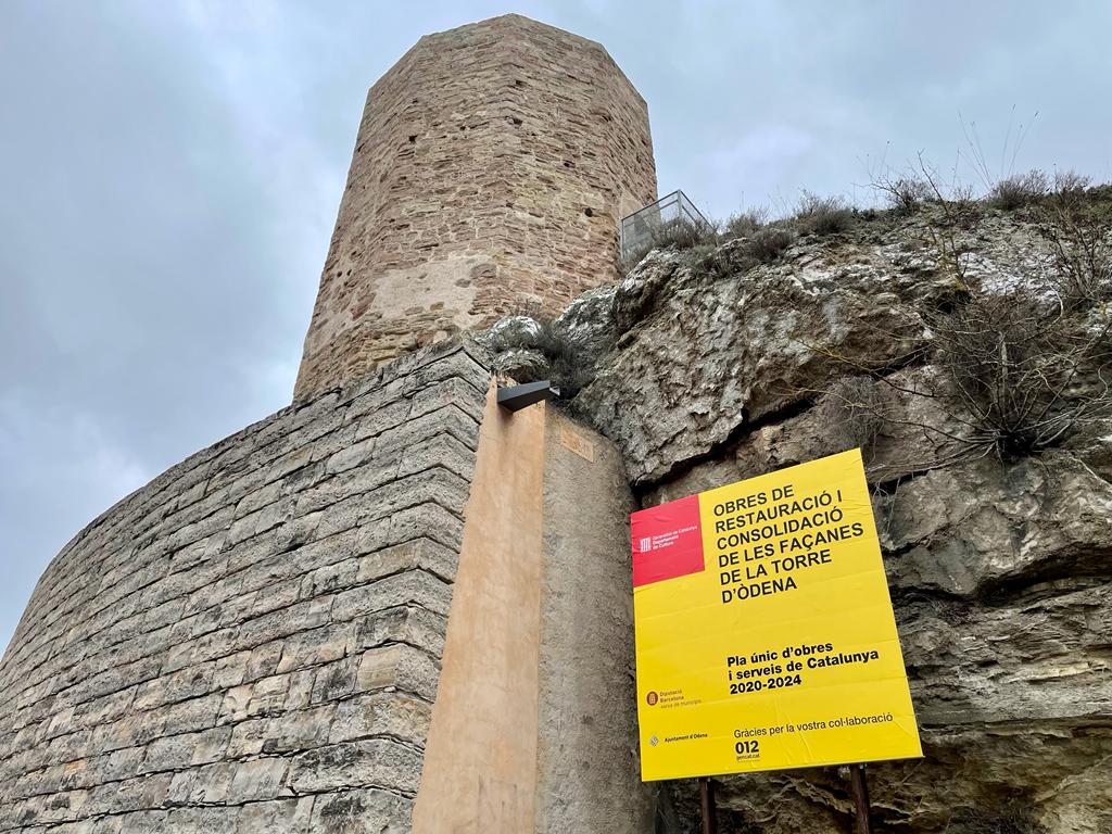 Es reprenen les visites guiades al Castell d’Òdena després de la seva restauració