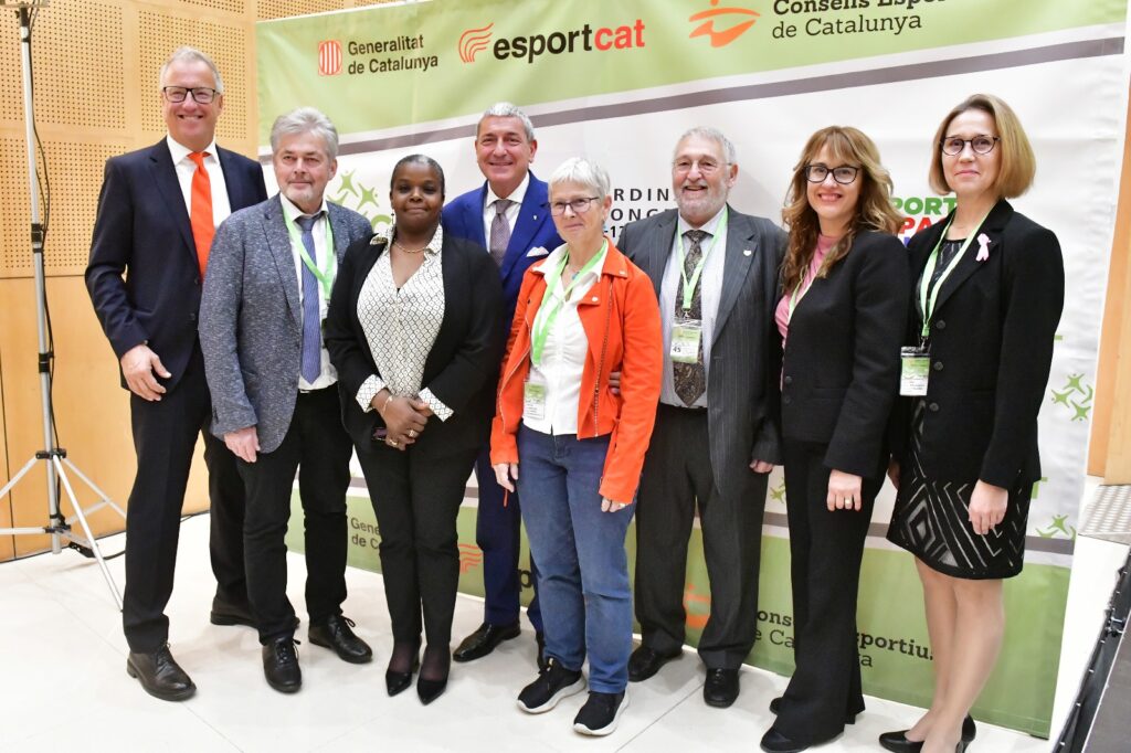 La presidenta del Consell Esportiu de l’Anoia, Patricia Illa, al Comitè Executiu de la Confederació Internacional d’Esport Popular