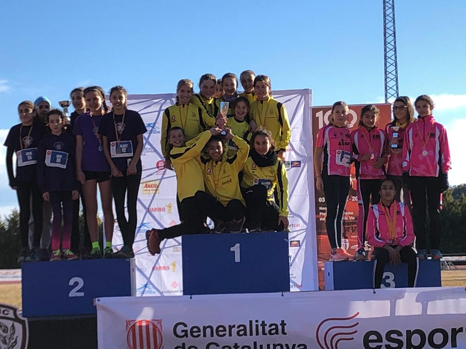 6 podis per al CAI Petromiralles al Campionat de Catalunya de Cros