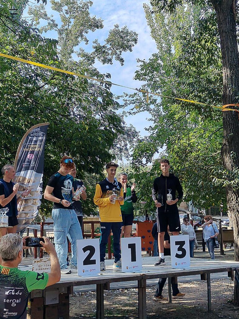 Pol Carrera (CAI) guanyador dels 5 Km. de la Cursa del Torró d’Agramunt