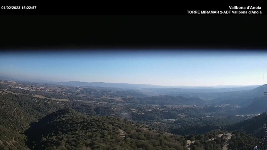 Quatre càmeres ajudaran a prevenir incendis a la Serra de Miramar